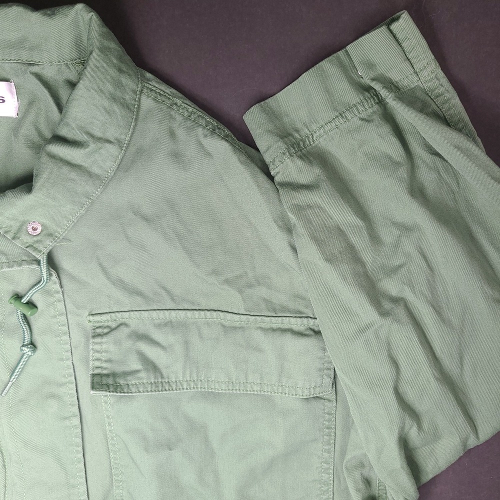 Vigoss Utility Jacket Green 100% Cotton Oversized Fit EUC No Size Tag (Fits... - Picture 3 of 6